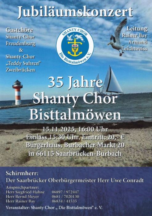 Jubiläumskonzert 35 Jahre Shanty Chor \\\"Die Bisttalmöwen\\\" e.V.