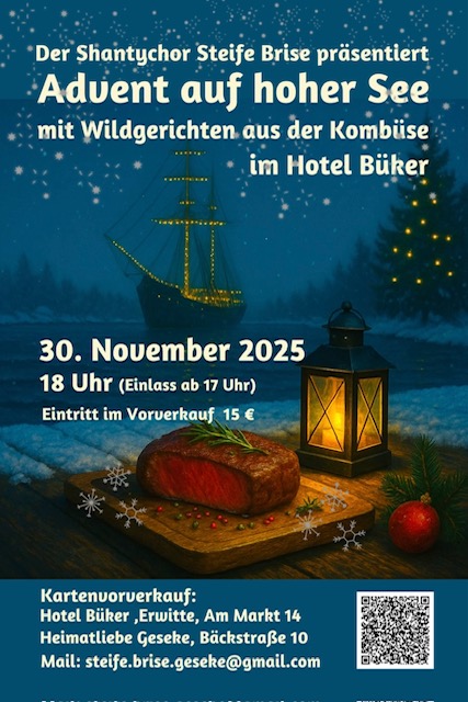 Advent auf hoher See